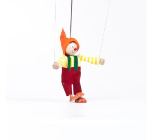 Gerlich Wooden Puppet Dwarf Prófa